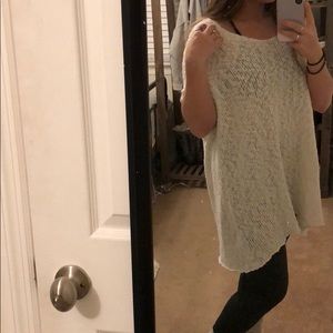 Free people short sleeve sweater